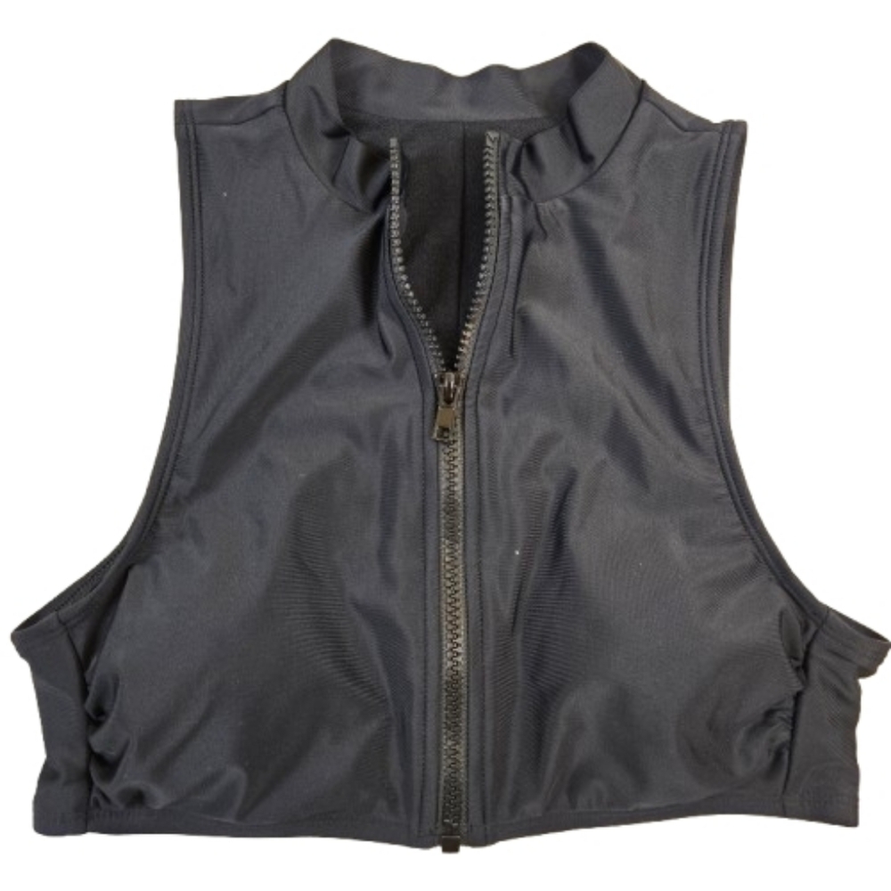 NWT Wild Fable Black Zip-Up Tank Top Size S, XS, XXS